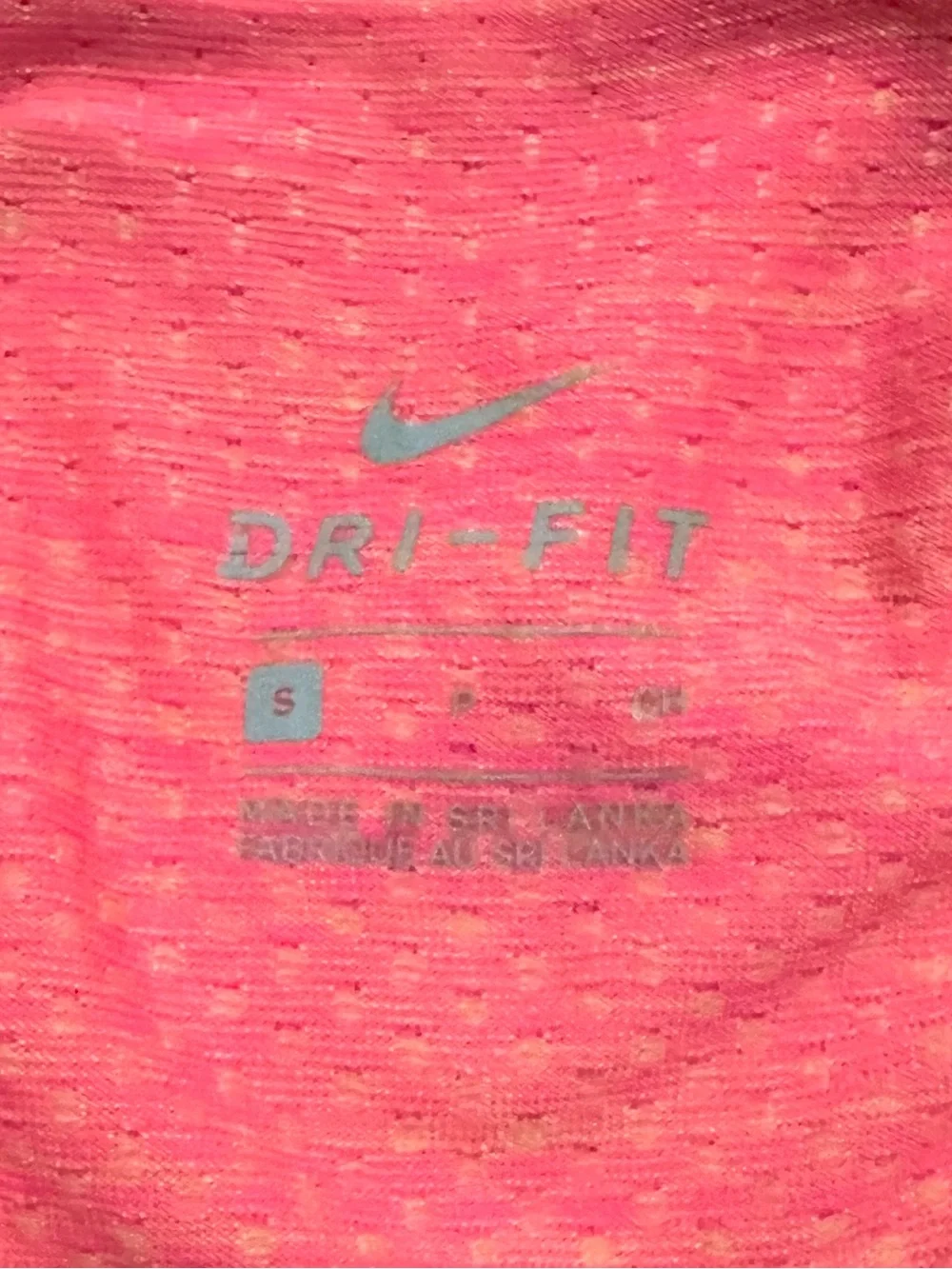 Nike Dri-Fit Criss Cross Tank in Orange. Size S